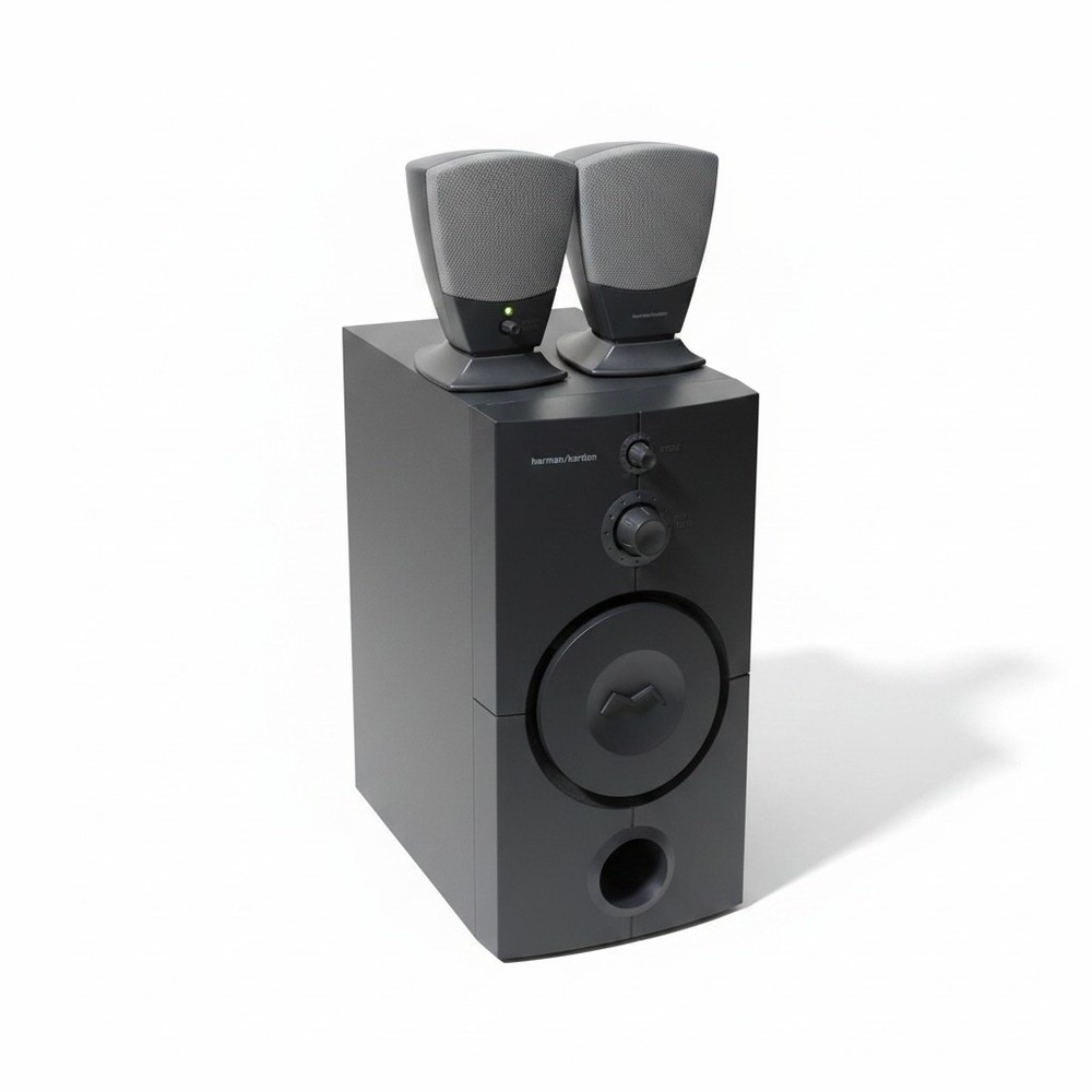 Harman Kardon HK395 Computer Speakers Black 3-Piece Subwoofer System